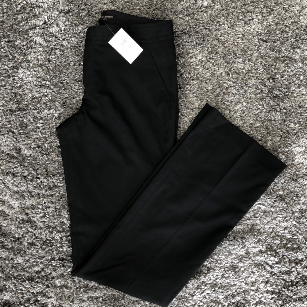 Black Banana Republic Trouser, Size 4 Long